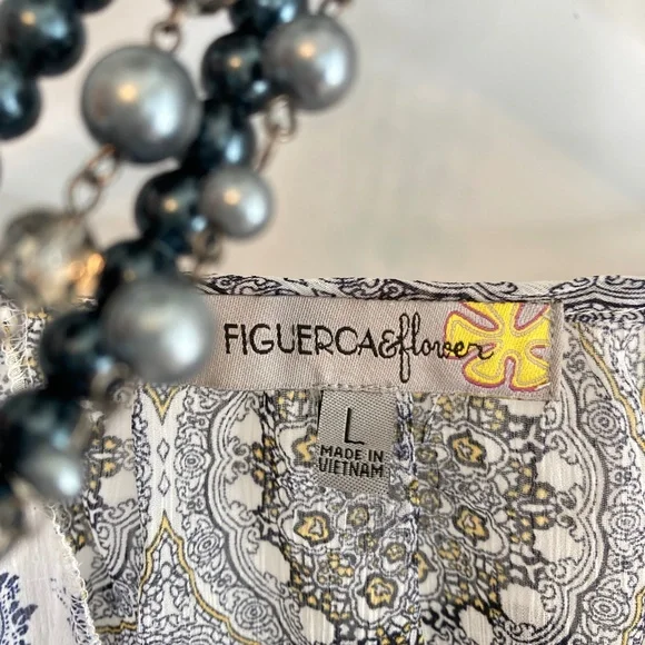 💙 FIGUERCA & FLOWER  Blouse - Picture 7 of 10